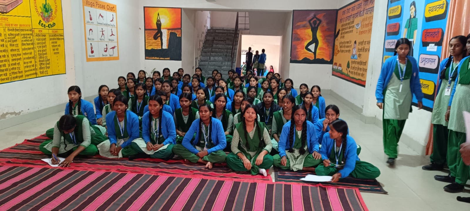 School awareness session — 100 Days Campaign